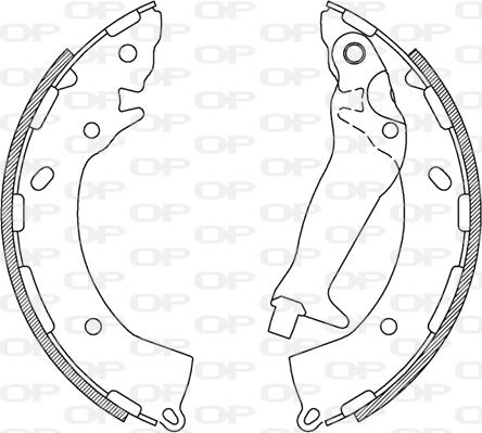 Open Parts BSA2234.00 - Bremžu loku komplekts ps1.lv