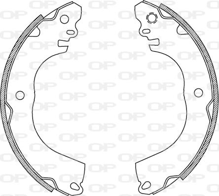 Open Parts BSA2238.00 - Bremžu loku komplekts ps1.lv