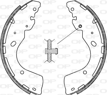 Open Parts BSA2233.00 - Bremžu loku komplekts ps1.lv