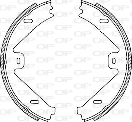 Open Parts BSA2225.00 - Bremžu loku komplekts ps1.lv