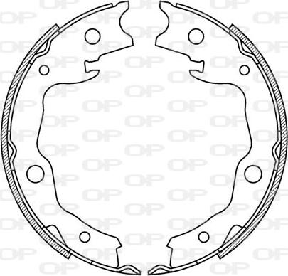 Open Parts BSA2223.00 - Bremžu loku komplekts ps1.lv