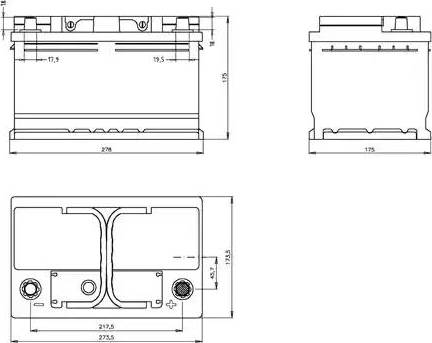 Open Parts BT073L3B.00 - Startera akumulatoru baterija ps1.lv