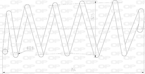 Open Parts CSR9015.02 - Balstiekārtas atspere ps1.lv