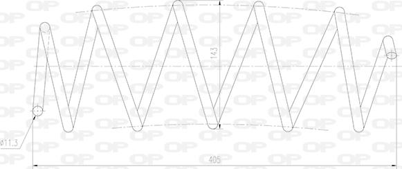 Open Parts CSR9013.00 - Balstiekārtas atspere ps1.lv