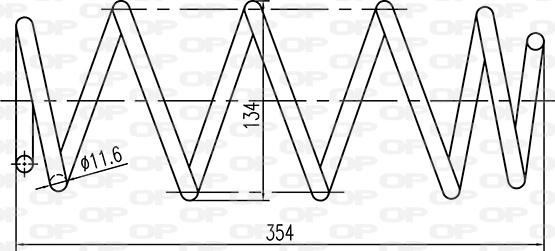 Open Parts CSR9033.00 - Balstiekārtas atspere ps1.lv