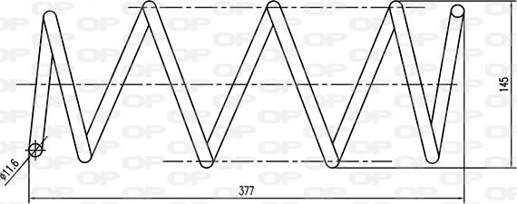 Open Parts CSR9154.02 - Balstiekārtas atspere ps1.lv