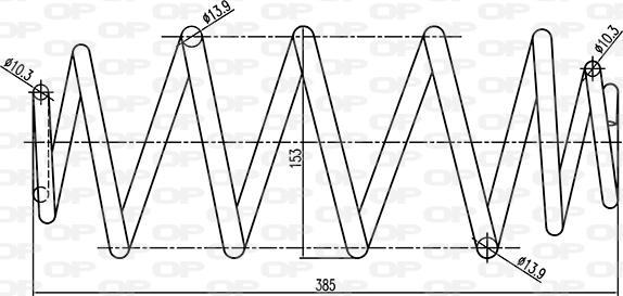 Open Parts CSR9348.00 - Balstiekārtas atspere ps1.lv