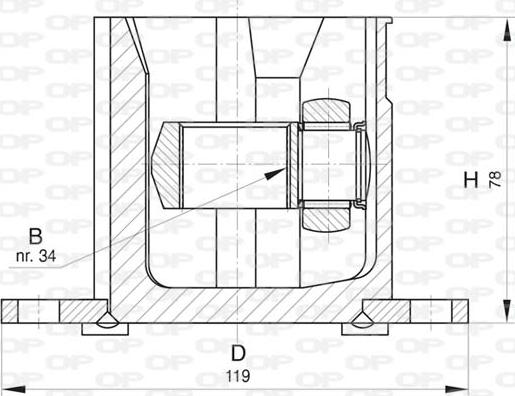 Open Parts CVJ5832.20 - Šarnīru komplekts, Piedziņas vārpsta ps1.lv