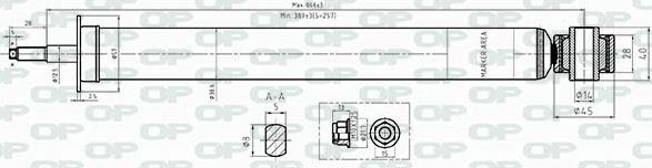 Open Parts SAB8487.32 - Amortizators ps1.lv