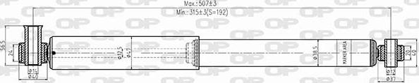 Open Parts SAB8424.32 - Amortizators ps1.lv