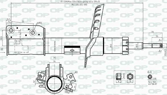 Open Parts SAB8524.31 - Amortizators ps1.lv