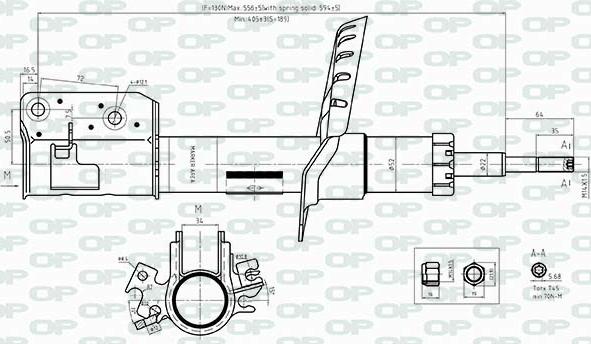 Open Parts SAB8525.31 - Amortizators ps1.lv