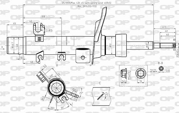 Open Parts SAB8579.31 - Amortizators ps1.lv