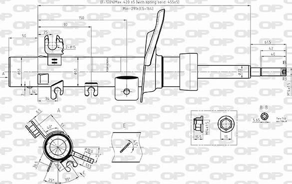 Open Parts SAB8577.31 - Amortizators ps1.lv