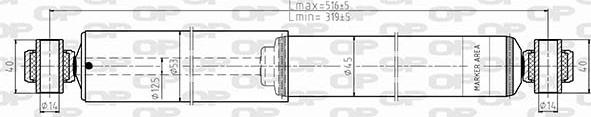 Open Parts SAB8655.32 - Amortizators ps1.lv