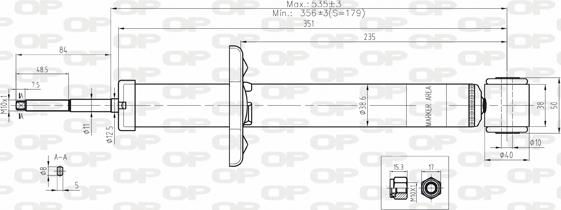 Open Parts SAB8091.32 - Amortizators ps1.lv