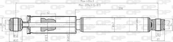 Open Parts SAB8088.32 - Amortizators ps1.lv