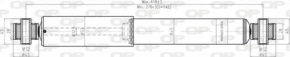 Open Parts SAB8179.32 - Amortizators ps1.lv