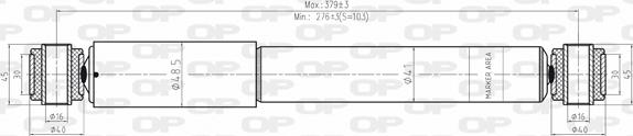 Open Parts SAB8171.12 - Amortizators ps1.lv