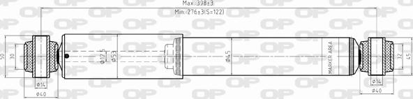 Open Parts SAB8363.32 - Amortizators ps1.lv