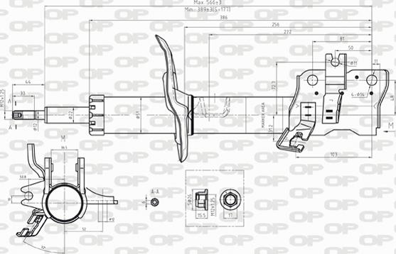 Open Parts SAB8246.31 - Amortizators ps1.lv