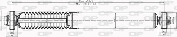 Open Parts SAB8202.32 - Amortizators ps1.lv