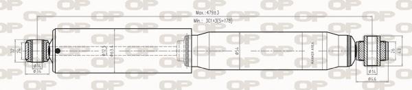 Open Parts SAB8284.32 - Amortizators ps1.lv