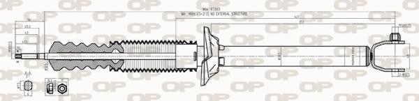 Open Parts SAB8283.32 - Amortizators ps1.lv