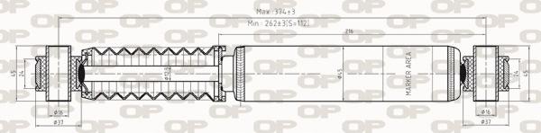 Open Parts SAB8279.32 - Amortizators ps1.lv