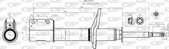 Open Parts SAB8278.31 - Amortizators ps1.lv