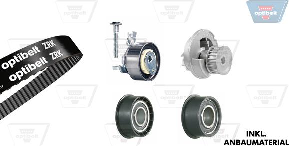 Optibelt KT 1024 W3 - Ūdenssūknis + Zobsiksnas komplekts ps1.lv