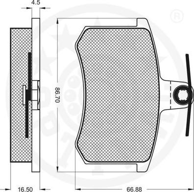 Optimal 9272 - Bremžu uzliku kompl., Disku bremzes ps1.lv