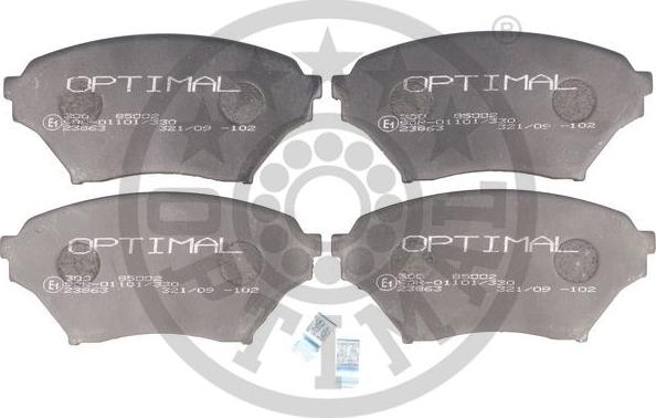 Optimal 85002 - Bremžu uzliku kompl., Disku bremzes ps1.lv