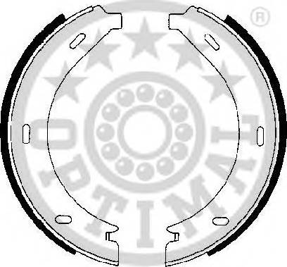 Optimal BB-7240 - Bremžu loku kompl., Stāvbremze ps1.lv