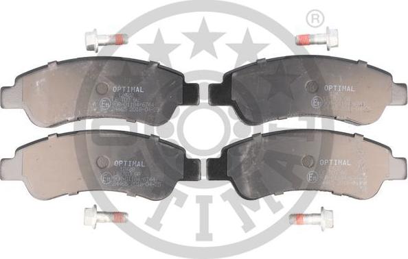 Optimal BP-12428 - Bremžu uzliku kompl., Disku bremzes ps1.lv