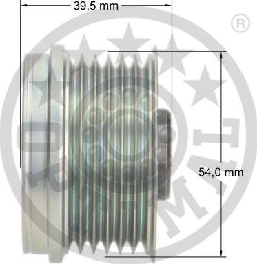 Optimal F5-1045 - Piedziņas skriemelis, Ģenerators ps1.lv