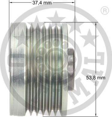 Optimal F5-1041 - Piedziņas skriemelis, Ģenerators ps1.lv