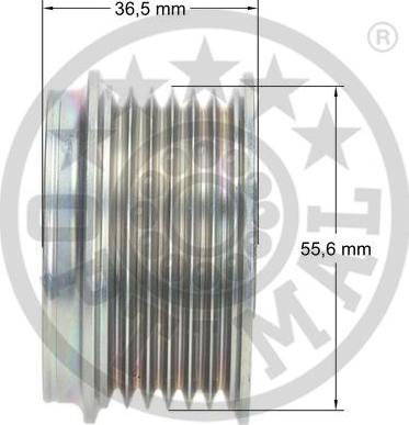 Optimal F5-1001 - Piedziņas skriemelis, Ģenerators ps1.lv