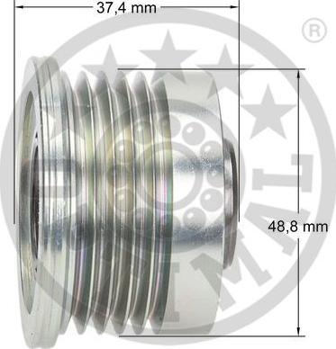 Optimal F5-1036 - Piedziņas skriemelis, Ģenerators ps1.lv