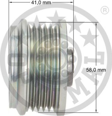 Optimal F5-1030 - Piedziņas skriemelis, Ģenerators ps1.lv