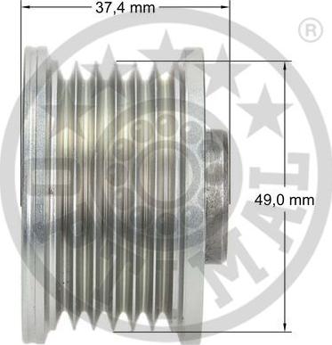 Optimal F5-1025 - Piedziņas skriemelis, Ģenerators ps1.lv