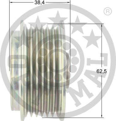 Optimal F5-1157 - Piedziņas skriemelis, Ģenerators ps1.lv