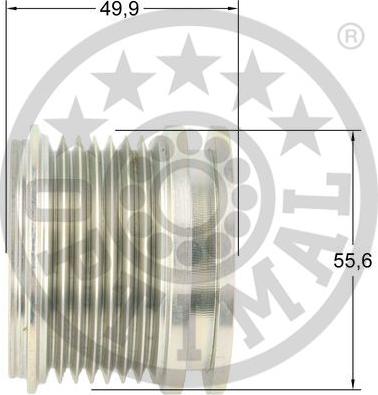 Optimal F5-1200 - Piedziņas skriemelis, Ģenerators ps1.lv