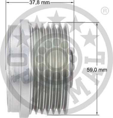 Optimal F5-1207 - Piedziņas skriemelis, Ģenerators ps1.lv