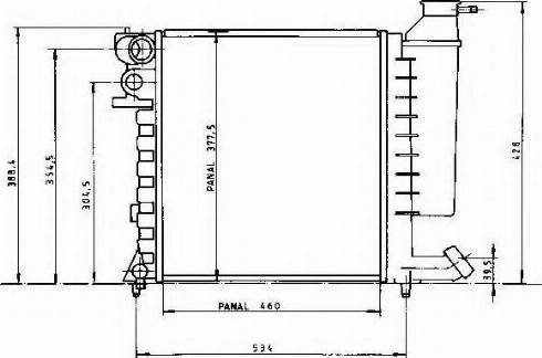 Ordonez 1020452809 - Radiators, Motora dzesēšanas sistēma ps1.lv