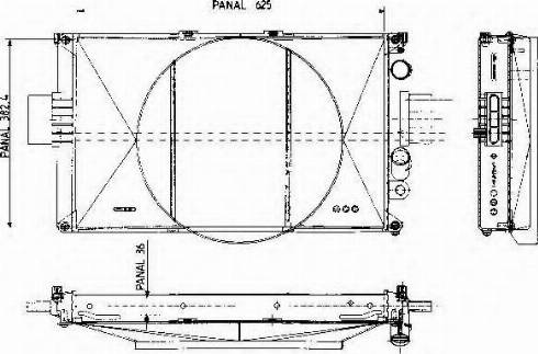 Ordonez 1020414809 - Radiators, Motora dzesēšanas sistēma ps1.lv