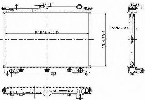 Ordonez 1020470803 - Radiators, Motora dzesēšanas sistēma ps1.lv