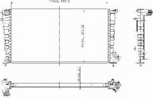 Ordonez 1020637809 - Radiators, Motora dzesēšanas sistēma ps1.lv