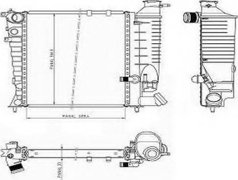 Ordonez 1020849809 - Radiators, Motora dzesēšanas sistēma ps1.lv