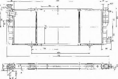 Ordonez 1020840809 - Radiators, Motora dzesēšanas sistēma ps1.lv